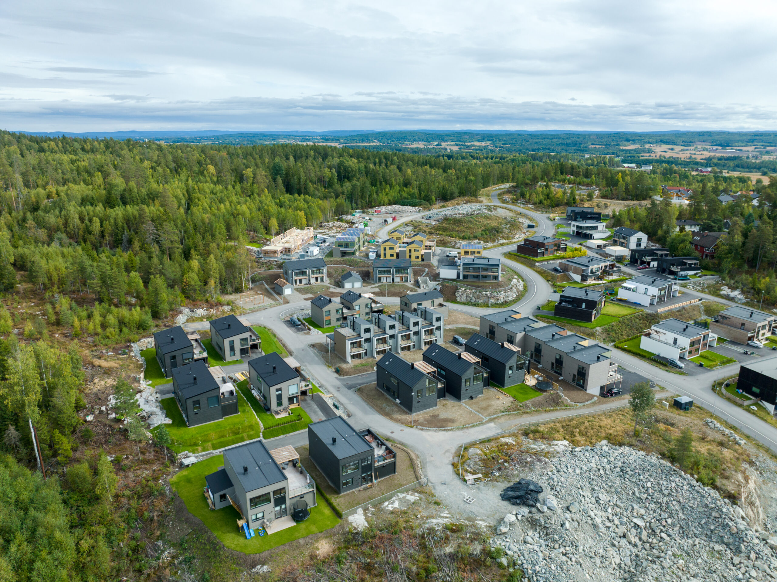 Dronefoto - Borgen Vest- Aerial Visuals AS