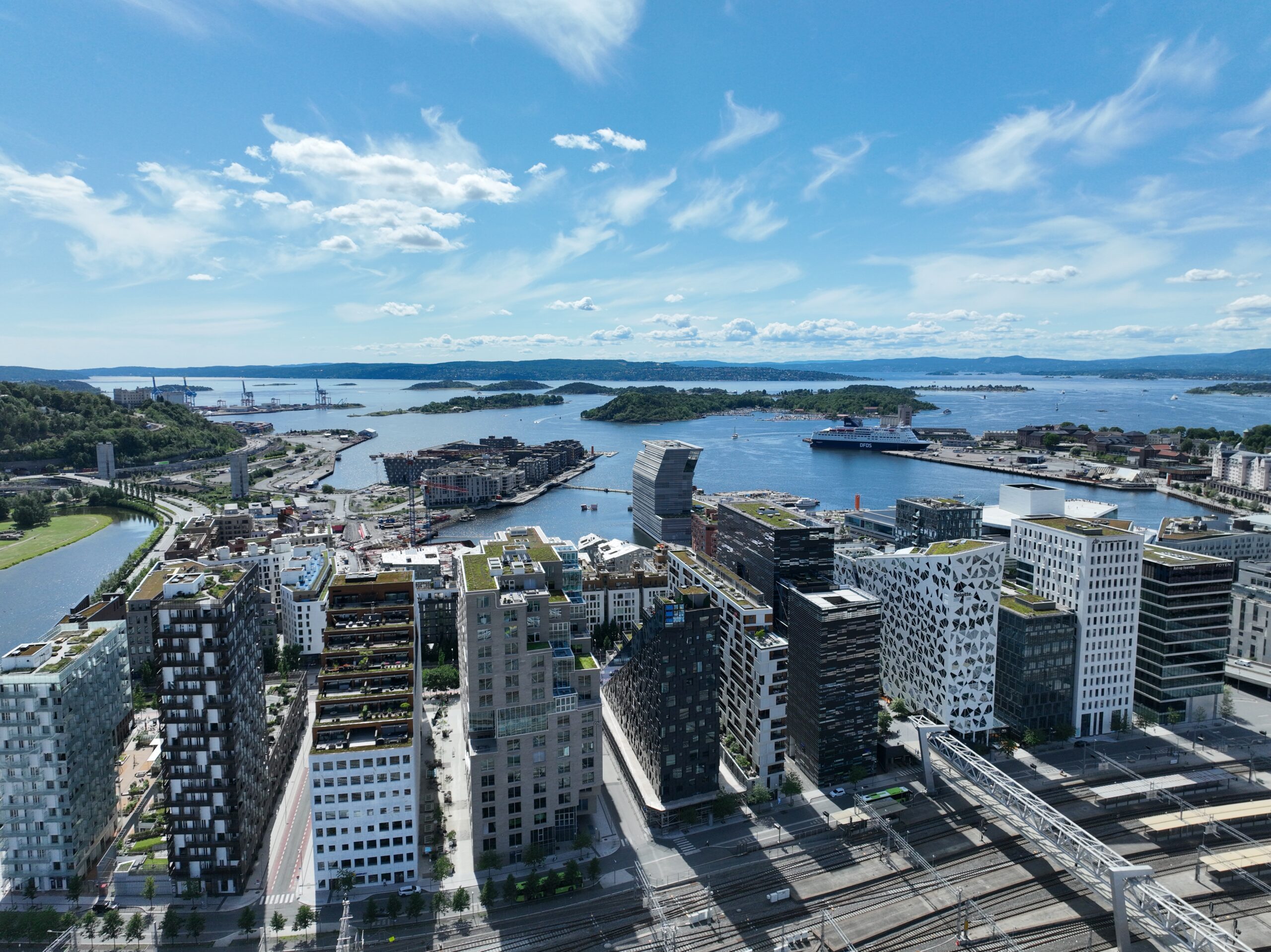 Dronefoto - Barcode, Oslo - Aerial Visuals AS