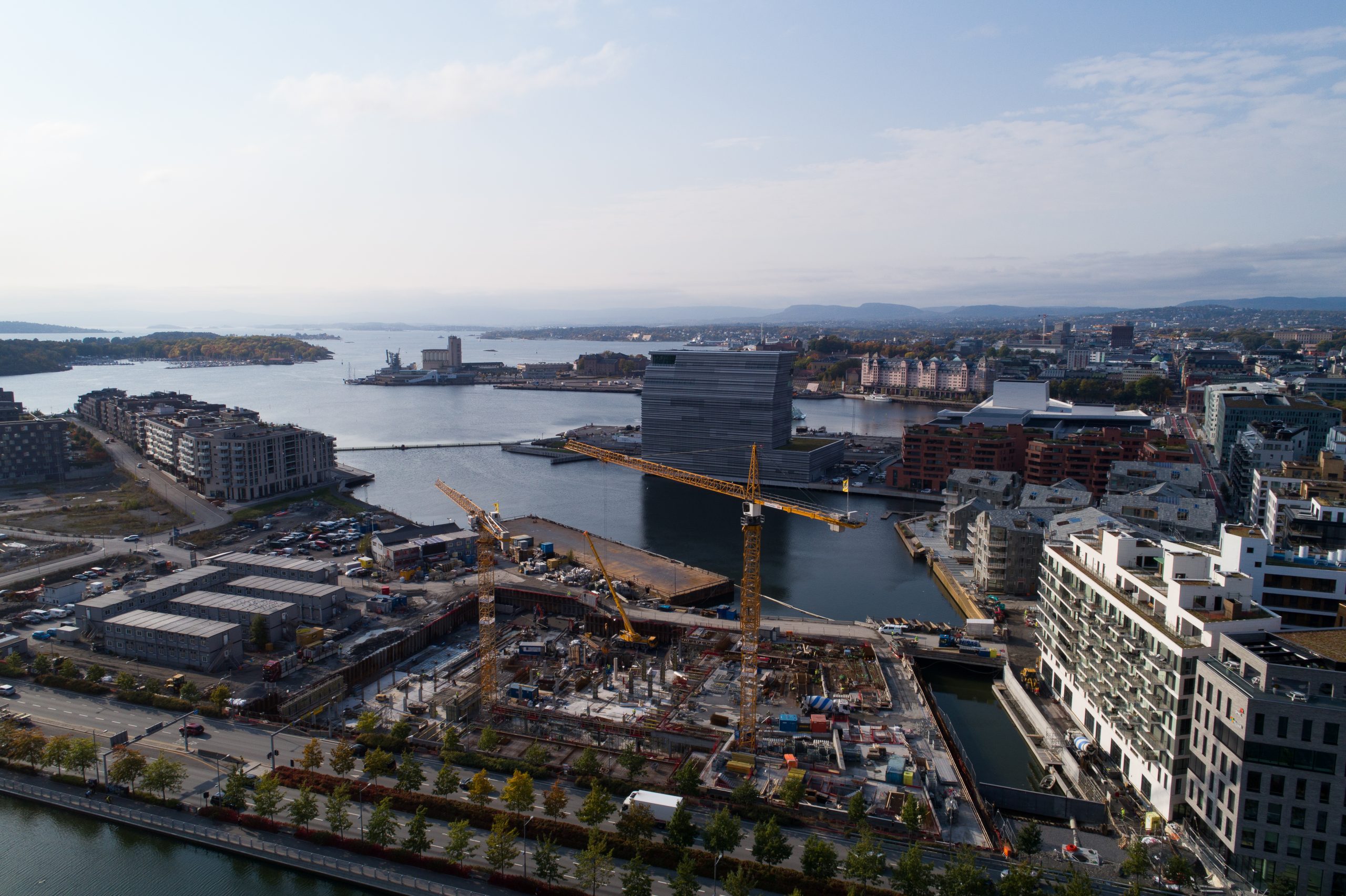 Dronefoto- Sørenga- Aerial Visuals AS